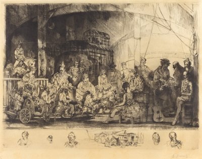 Cyrk Frattelini autorstwa Auguste Brouet