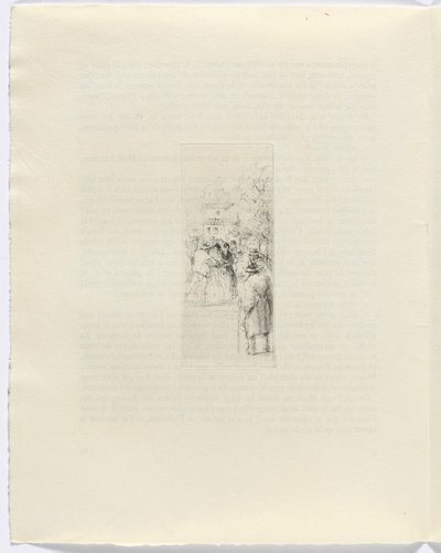 Frédéric Mistral: Mémoires et Recits by Frédéric Mistral: postacie na ulicy (strona 130) autorstwa Auguste Brouet