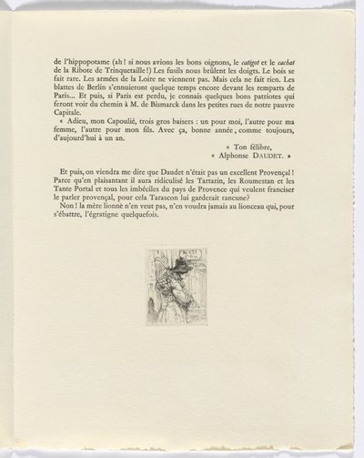 Frédéric Mistral: Mémoires et Recits by Frédéric Mistral: włóczęga (strona 223) autorstwa Auguste Brouet