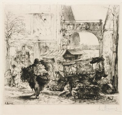 Poranny Avenue de Clichy autorstwa Auguste Brouet