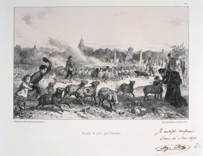 Tak wielu odebranych wrogowi, wojna francusko-pruska, 1870 1872 autorstwa Auguste Bry
