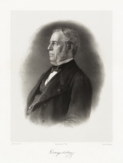 Edouard Drouyn de Lhuys autorstwa Auguste Charles Lemoine