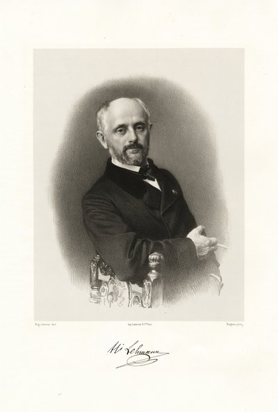 Henri Lehmann, 1865-66 autorstwa Auguste Charles Lemoine