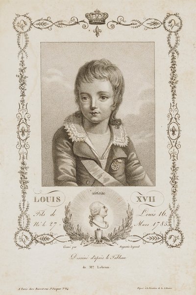 Ludwik XVII autorstwa Auguste Claude Simon Legrand