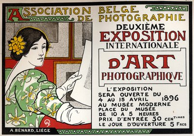 Wystawa sztuki fotograficznej w Musee Moderne w Brukseli autorstwa Auguste Donnay