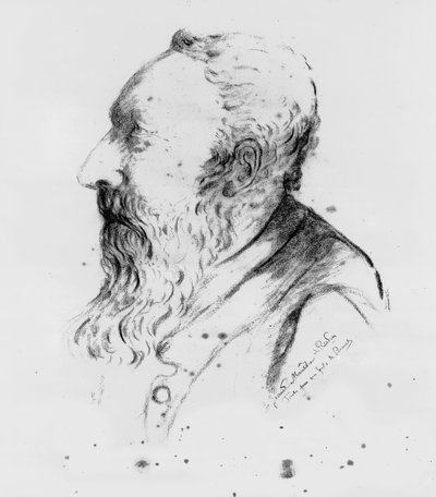 Portret rzeźbiarza Auguste Rodin autorstwa Auguste Eugene Beuret