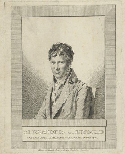 Portret Aleksandra von Humboldta 1769-1859, 1805. autorstwa Auguste Gaspard Louis Desnoyers
