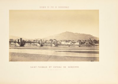 Saint-Thibaud i Coteau de Sancerre, widok z Chemin der Fer autorstwa Auguste Hippolyte Collard