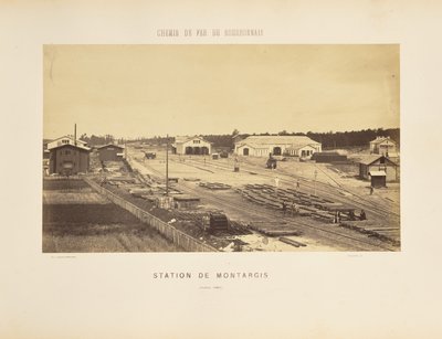 Stacja Montargis autorstwa Auguste Hippolyte Collard