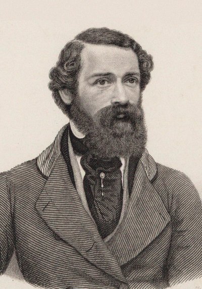 Portret kompozytora Józefa Netzera 1808-1864, ok. 1930 r. 1850. autorstwa Auguste Hüssener