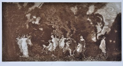 Kobiety króla (rysunek) autorstwa Auguste Lauzet