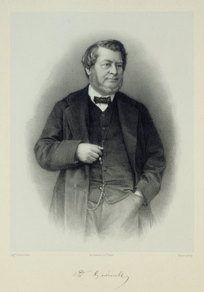 Portret Adolphe Guéroulta 1810-1872. autorstwa Auguste Lemoine