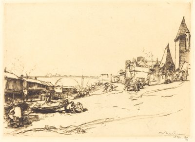 Angers - Dom Króla Polski (Angers - La maison du roi de Pologne) autorstwa Auguste Lepere