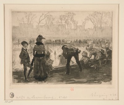 W Luksemburgu (W Luksemburgu) autorstwa Auguste Lepere