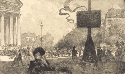 Róg Rue Royale Róg Rue Royale, 1890. autorstwa Auguste Lepere