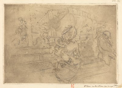 Wyjazd do Greenwich (Wyjazd po Greenwich) autorstwa Auguste Lepere