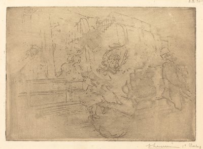 Wyjazd do Greenwich (Wyjazd po Greenwich) autorstwa Auguste Lepere