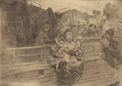 Wyjazd do Greenwich Wyjazd po Greenwich, 1891. autorstwa Auguste Lepere