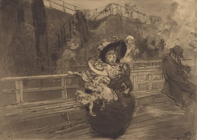 Wyjazd do Greenwich Wyjazd po Greenwich, 1891. autorstwa Auguste Lepere