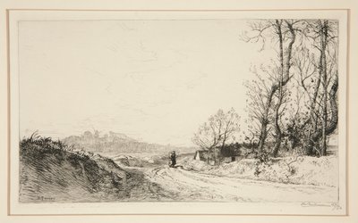 Derni?res feuilles (Vend?e) (Ostatnie liście [Vendee]) autorstwa Auguste Lepere