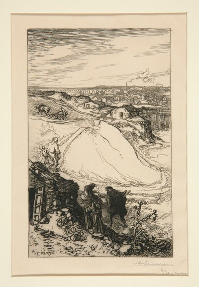 ? Gentilly (w Gentilly) autorstwa Auguste Lepere