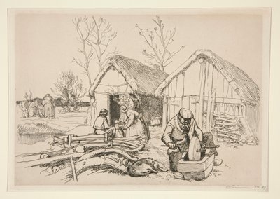 Dom drwala (Vend?e) (Drwal autorstwa Auguste Lepere