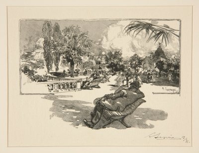 Taras Sztuk Wyzwolonych autorstwa Auguste Lepere