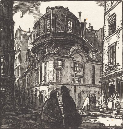 Stara akademia medyczna, wydana w 1901 r. autorstwa Auguste Lepere