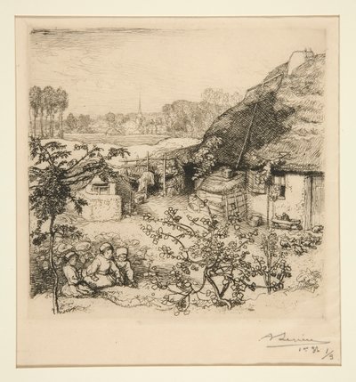 Gniazdo (Saint-Jean-de-Monts) (Schronisko [Saint-Jean-de-Monts]) autorstwa Auguste Lepere