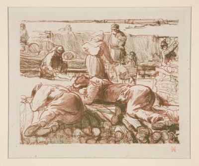 Ouvriers (robotnicy) autorstwa Auguste Lepere