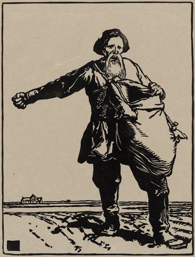 rosyjski chłop autorstwa Auguste Lepere