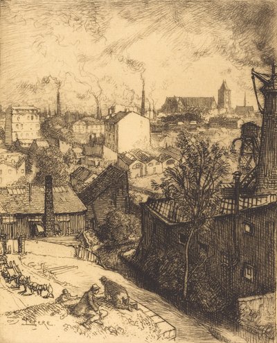 Pamiątka św. Denisa Pamiątka św. Denisa. autorstwa Auguste Lepere