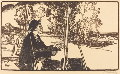 Artysta Krajobrazu autorstwa Auguste Lepere
