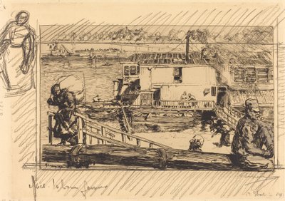 Pralnia autorstwa Auguste Lepere