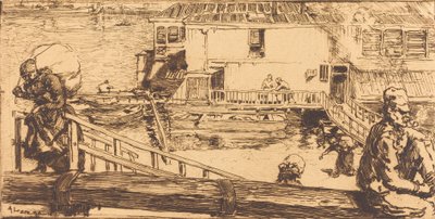 Pralnia Pralnia, 1891. autorstwa Auguste Lepere