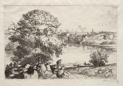 Gniew: Staw św. Mikołaja autorstwa Auguste Louis Lepère