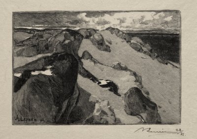 Arbonne, Gros Sablon autorstwa Auguste Louis Lepère