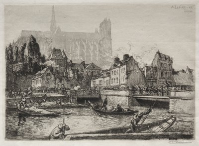 Przyloty warzyw-Amiens autorstwa Auguste Louis Lepère