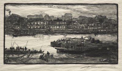 Kawiarnie - Piosenkarze autorstwa Auguste Louis Lepère