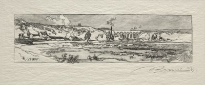 Staw Issy les Moulineaux autorstwa Auguste Louis Lepère