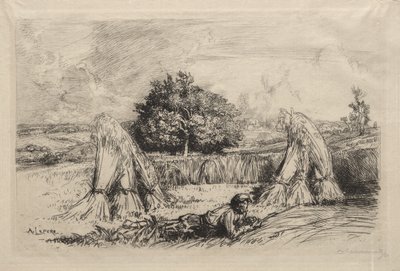 Żyto Javelles, Crèvecoeur autorstwa Auguste Louis Lepère