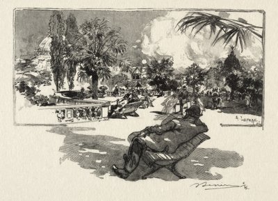 Taras Sztuk Wyzwolonych autorstwa Auguste Louis Lepère