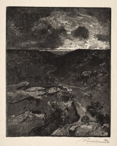 Dolina Francharda autorstwa Auguste Louis Lepère