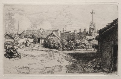 Kalwaria, St. Jean-de-Mont autorstwa Auguste Louis Lepère
