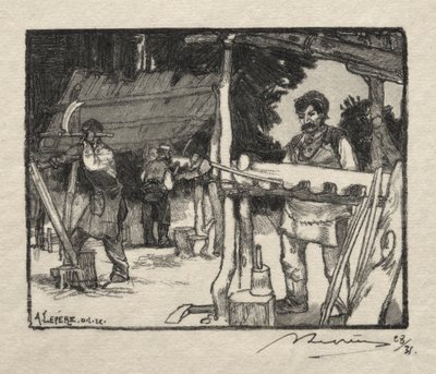 Producent listew autorstwa Auguste Louis Lepère