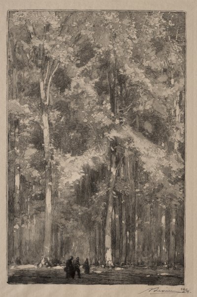 Le Matin, skrzyżowanie Forts Marlotte autorstwa Auguste Louis Lepère