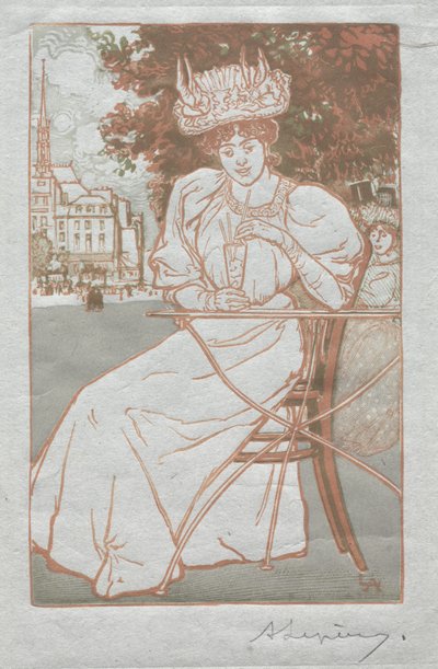 Almanach Paryski, 1897: Lato autorstwa Auguste Louis Lepère