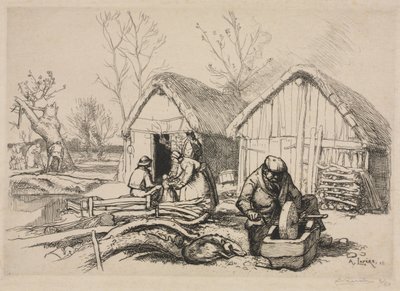 Dom drwala (Vendée) autorstwa Auguste Louis Lepère