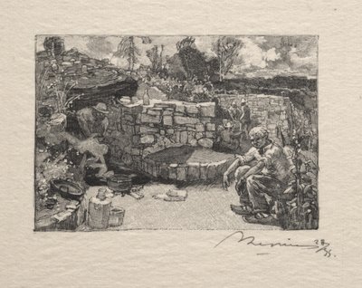 Domek w kamieniołomie autorstwa Auguste Louis Lepère