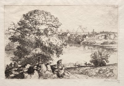 Gniew: Staw św. Mikołaja autorstwa Auguste Louis Lepère